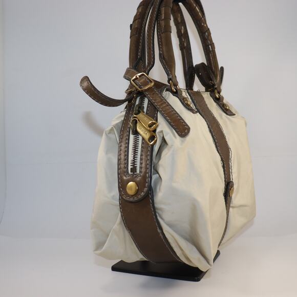 Gryson Nylon and Leather Satchel with Shoulder Strap - Picture 4 of 8